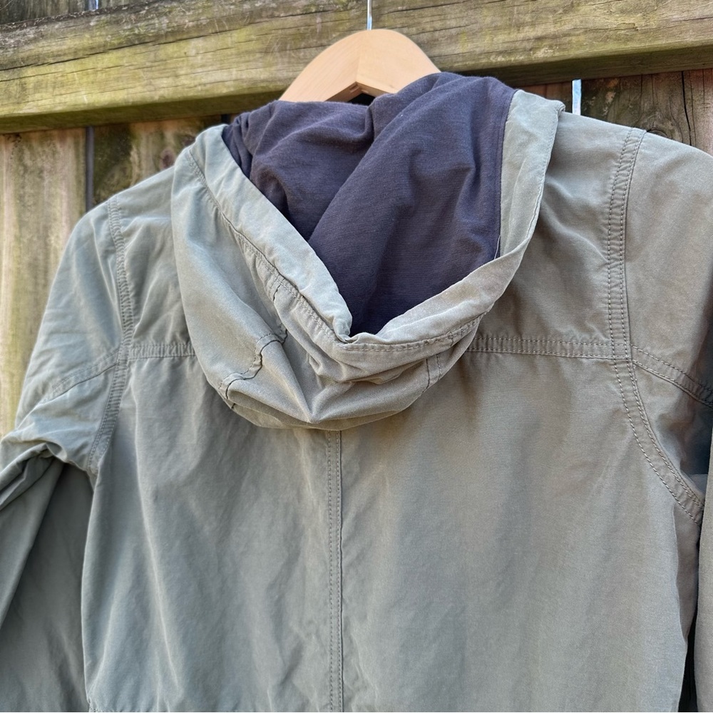 Columbia Cultus Lake Hooded Anorak Jacket Size Small Cypress Sage Green - Picture 12 of 15